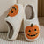 Halloween Pumpkin Slipper, JackOLantern Slipper, Halloween Slipper, Spooky Slipper